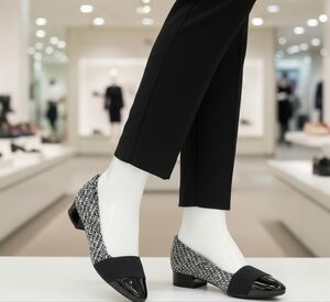 EasySpirit Tweed Knit Low Heel Shoes